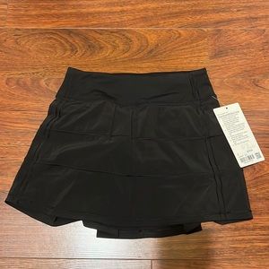 LULULEMON black pace rival skirt